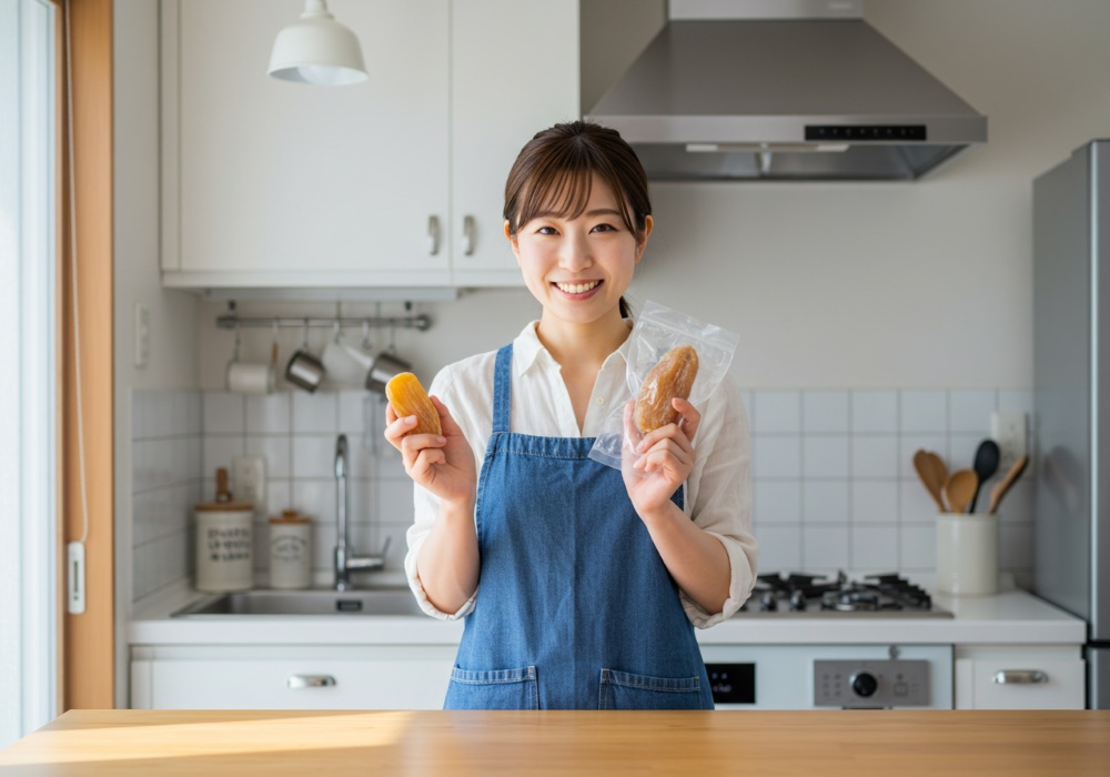 干し芋の冷凍方法